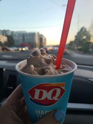 Small cookie dough blizzard