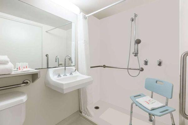 ADA Bathroom, Roll-In Shower