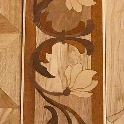 Production of #floor #borders inlay that will instantly decorate any space.... Shipping to the State of Tulsa, #Oklahoma.