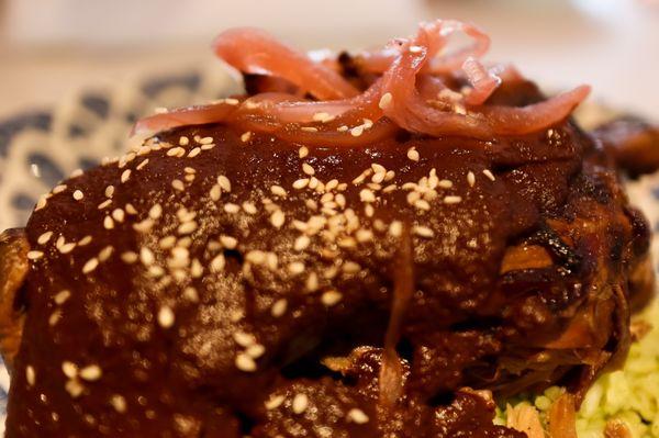 Pork shank mole