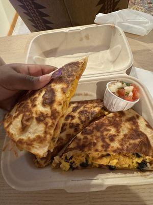 Egg and Cheese Quesadilla