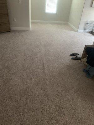 Carpet not stretched