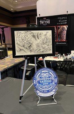 2022 Las Vegas Tattoo Show BEST DESIGN AWARD