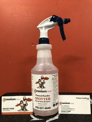 Ask us how to get a Free Spotter Bottle with your cleaning!