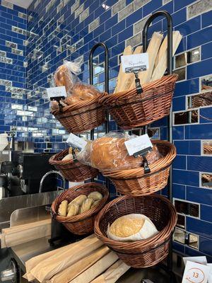 Baguettes and sourdough boules