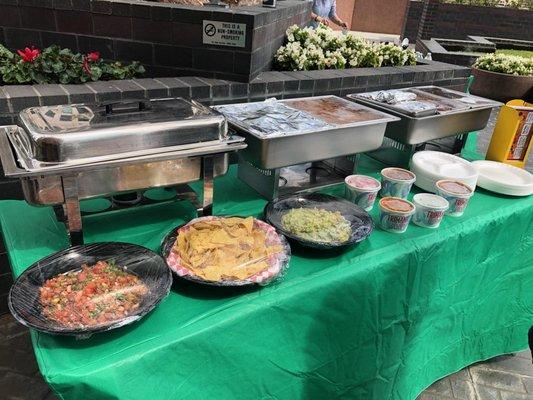 Catering mouth watering Mexican food