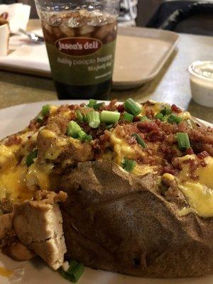 Best Baked Potatoes in the land! Chicken Ranch.