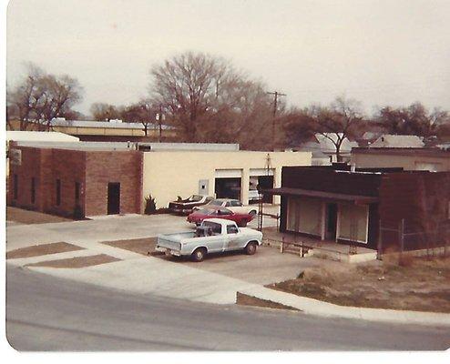 old next to the new shop