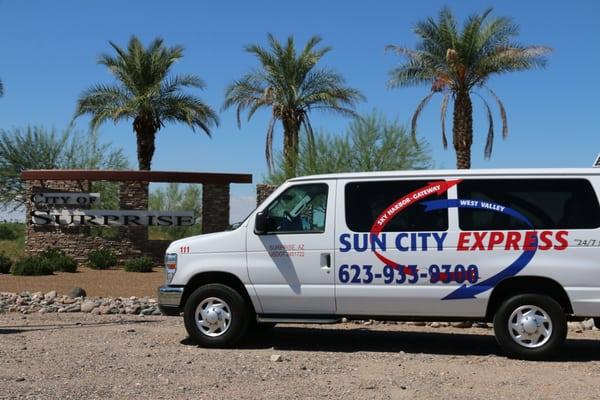 Welcome to the West Valley's #1 Airport Shuttle.  24/7, and serving since 1987.