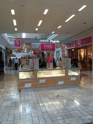 Kiosk in Solano Mall right across from Victoria's Secret