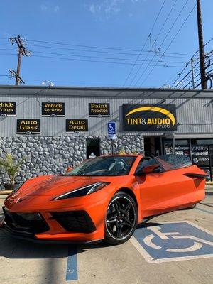 Full tint on a 2021 Corvette