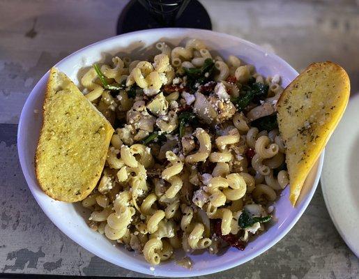 Mediterranean chicken pasta HUGE