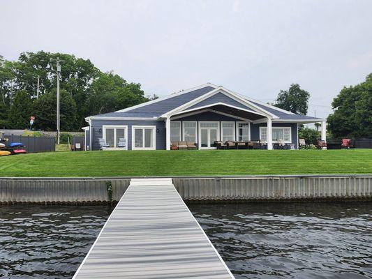 The B&B  - The Seneca room is the 2 sliding doors on the left side