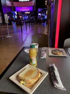 Breakfast by the casino