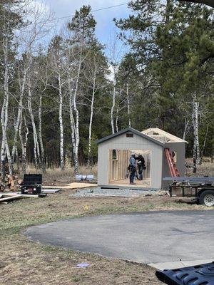 Shed install