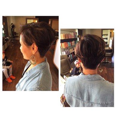 Cut&Color by #destineepadilla #cutandcolor #freddiebsalon #shorthairdontcare