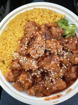 Sesame Chicken lunch special