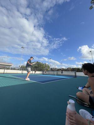 Pickleball court