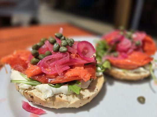 Smoked Salmon Bagel