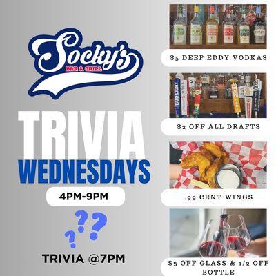 Wednesday Trivia Specials