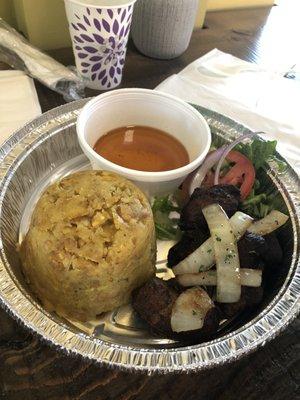 Pork mofongo