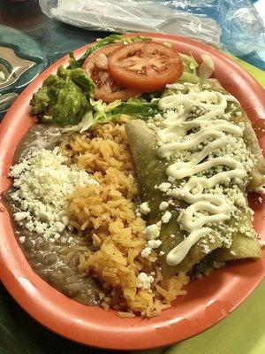 Pollo & Carne Asada Enchiladas