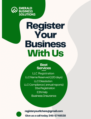 "Did You Know? You Can Reserve Your LLC Name for 120 Days - And It's an Inexpensive Way to Ensure It's Still Available for when you're ready