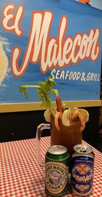 Michelada preparada