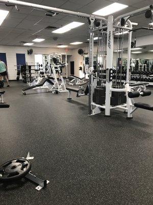 Weights.   Great space