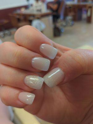 Glitter Ombre French Tip