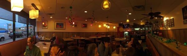 Inside Tony's Chinese restaurant