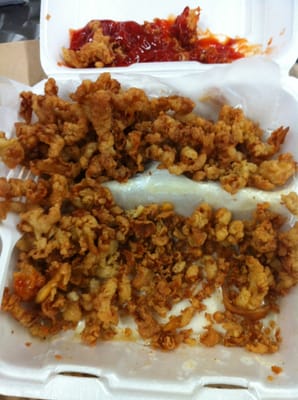 Clam strips.......nasty!!