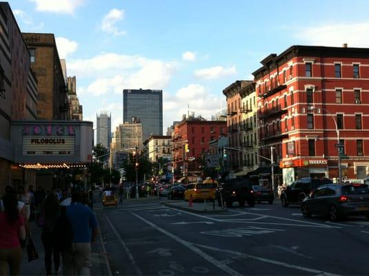 Awaiting Pilobolus at the Joyce Theater.