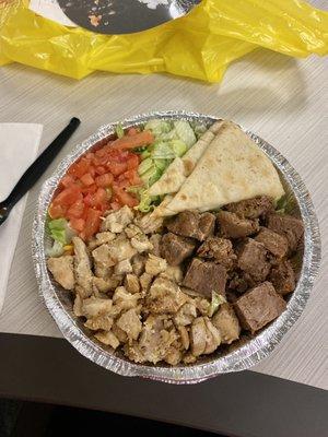 Beef and Chicken & Beef Gyro Platter