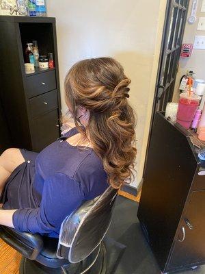 Bridal hair