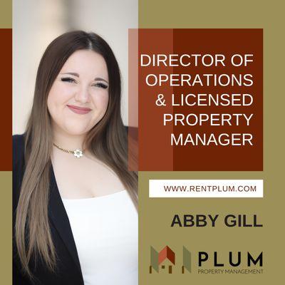 Abby Gill, Director of Operations