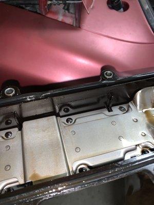 Valve cover trouble spots due to improper installation.