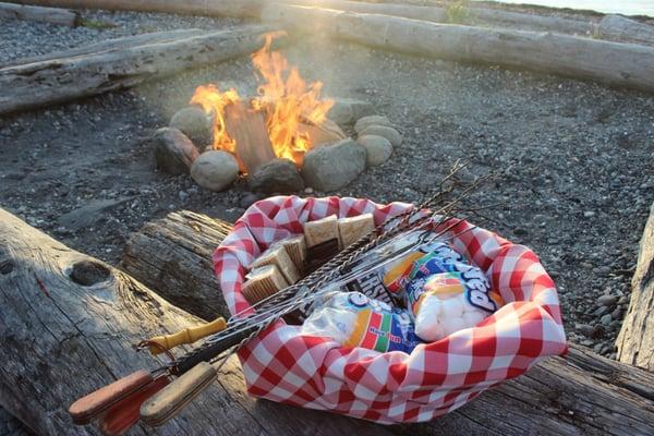 S'mores by the shore