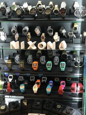 Nice selection of Nixon watches