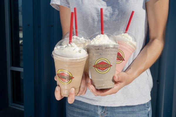 Hand-dipped chocolate shakes!  Vanilla, chocolate, strawberry, oreo and Maui Banana.