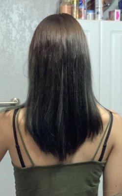 Back of hair