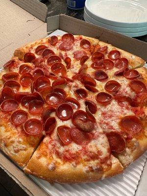 Pepperoni pizza