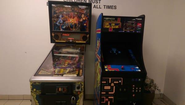 Who doesnt love pinball and pacman amazing