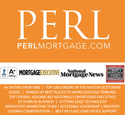 PERL Mortgage and some of our many accreditations