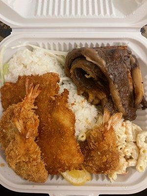 seafood combo with short ribs