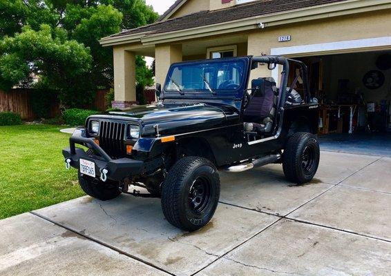 YJ lift install.