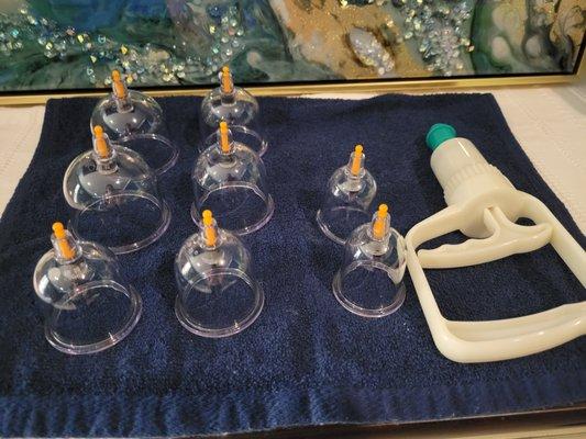 Cupping can be added for deep tissue benefits