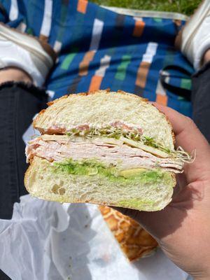 House turkey Sandwich, delicious