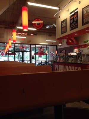 Brand new, really nice Jimmy Johns. Clean, fast...my favorite JJ's location by far!