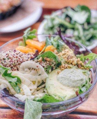 SUPER GRAIN Salad, comes vegan!